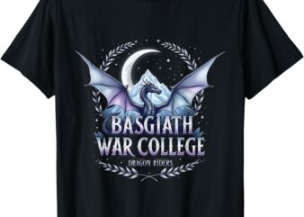 Fourth Wing Basgiath War College Bookish Women Men Design T-Shirt