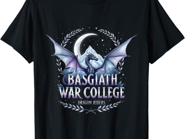 Fourth wing basgiath war college bookish women men design t-shirt