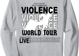 Fourth Wing World Tour Violet World Tour Sweatshirt