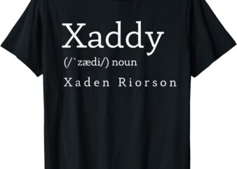 Front & Back T-Shirt, Xaddy, xaden riorson