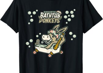 Funny Binghamton Bathtub Donkey T-Shirt