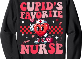 Funny Cupid’s Favorite Nurse Valentines Day for Nurses Sweatshirt