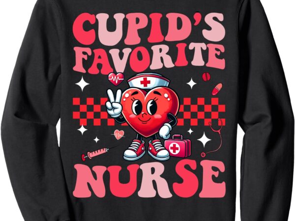 Funny cupid’s favorite nurse valentines day for nurses sweatshirt