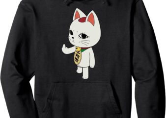 Funny Dandadan Cat Anime Cute Manga Turbo Granny Kawaii Cat Pullover Hoodie