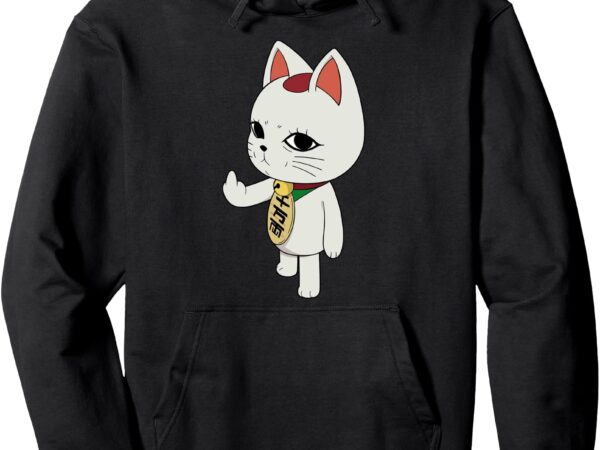 Funny dandadan cat anime cute manga turbo granny kawaii cat pullover hoodie t shirt graphic design