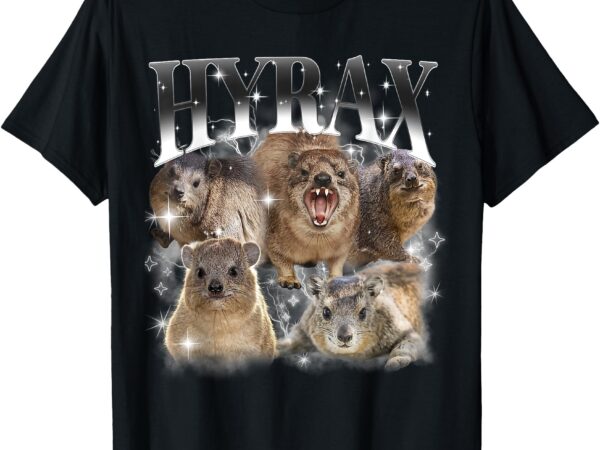 Funny hyrax oddly specific meme animal for family tee t-shirt