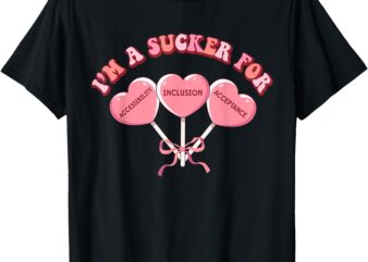 Funny I’m a Sucker for My Patients Inclusion SLP Valentine T-Shirt