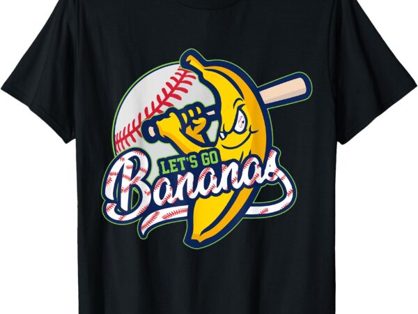 Funny let’s go bananas shirt graphic tee for kids men women t-shirt