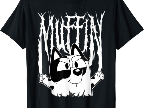 Funny muffin metal white heeler emotions grunge scream t-shirt