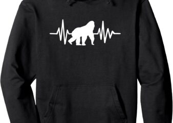 Funny Orangutan Design For Men Women Monkey Lover Orangutan Pullover Hoodie