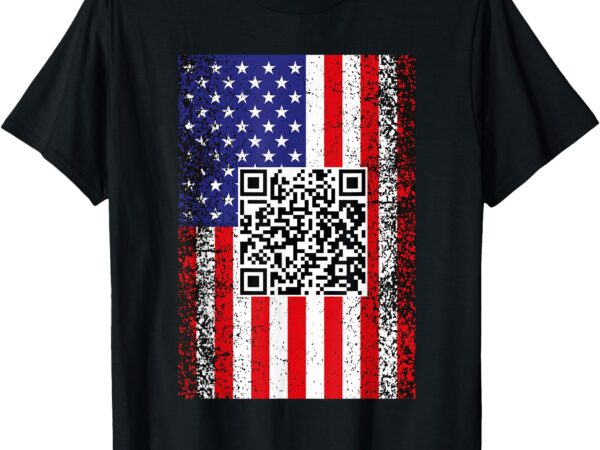 Funny qr president trump code dance t-shirt