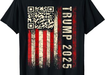 Funny QR President Trump Inauguration Day 2025 Dance Code T-Shirt