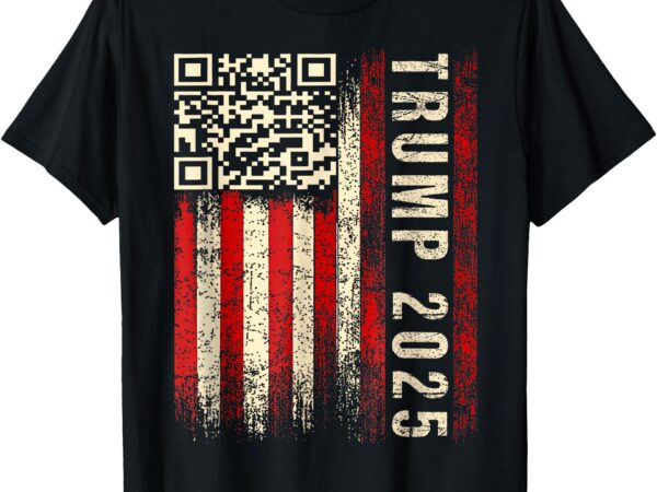 Funny qr president trump inauguration day 2025 dance code t-shirt