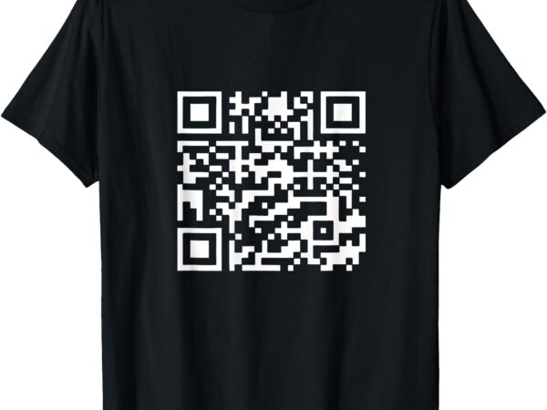 Funny qr trump dancing code humor t-shirt