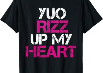 Funny Valentine Rizzler Couple Rizz Everyday Wear T-Shirt