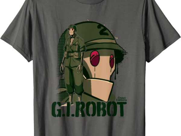 G.i. robot showcase t-shirt