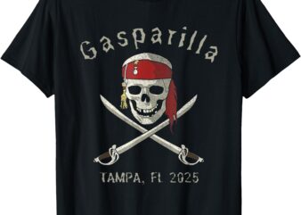 Gasparilla 2025 Pirate Festival Tampa FL Gasparilla Souvenir T-Shirt