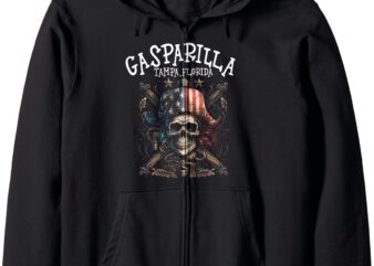 Gasparilla Pirate Fest Tampa FL 2025 Gasparilla Tampa Zip Hoodie