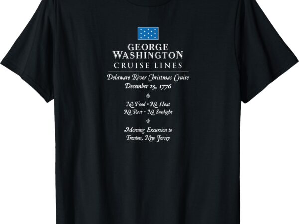 George washington crossing delaware river 1776 t-shirt