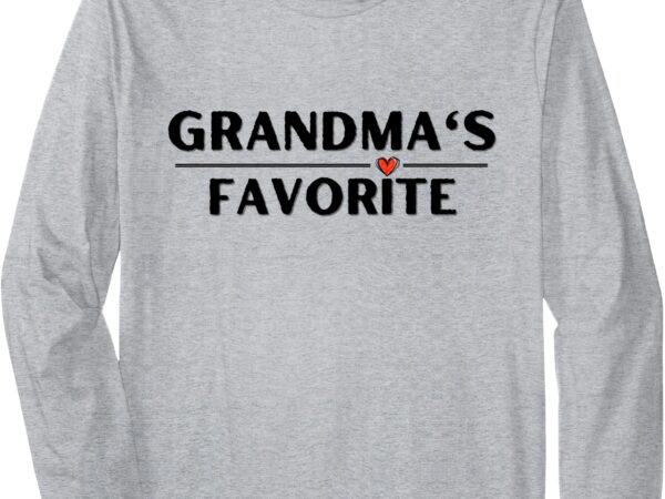 Grandma’s favorite long sleeve t-shirt