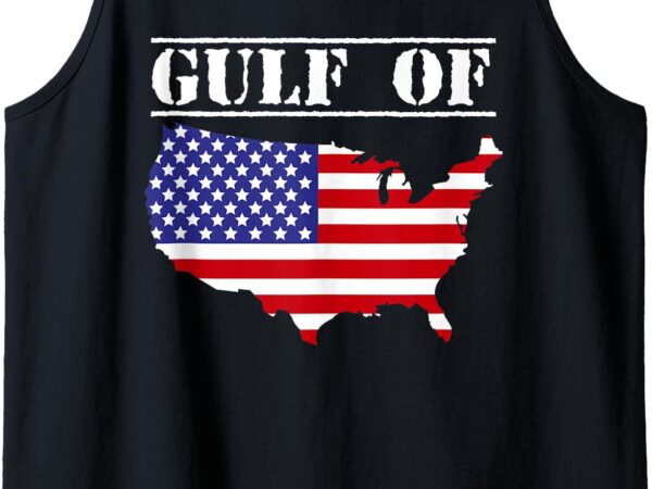 Gulf of united states of america tank top t shirt design template