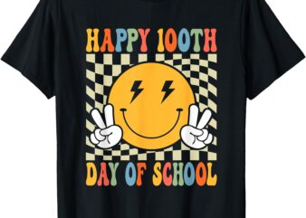 Happy 100 Days 100th Day Of School Teacher Kid Boys Girls T-Shirt