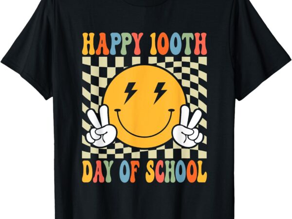 Happy 100 days 100th day of school teacher kid boys girls t-shirt