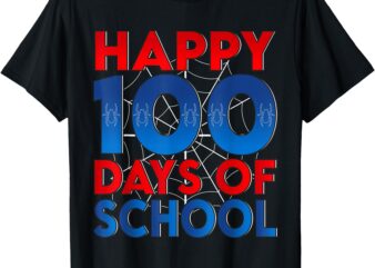 Happy 100 Days of School Boys Girls Kids T-Shirt