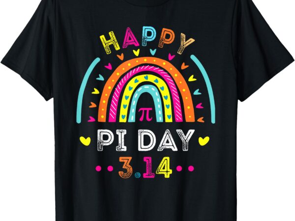 Happy pi day 2025 rainbow math lover teacher geek student t-shirt