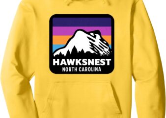 Hawksnest North Carolina Skiing Snowboarding Family Ski Pullover Hoodie