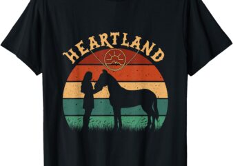 Heartland Retro Vintage Sunset PC T-Shirt