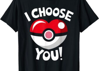 I Choose You Funny Valentines Day Love Heart Boys Girls Kids T-Shirt