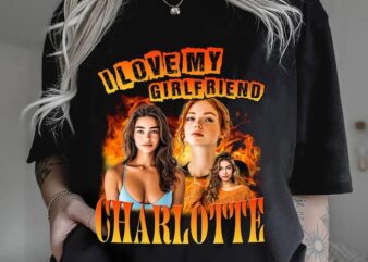 I Love My Girlfriend Tshirt Custom Photo, Humor shirt, Valentine, Custom Picture Girlfriend Bootleg Tee Shirt, 90s Bootleg Shirt