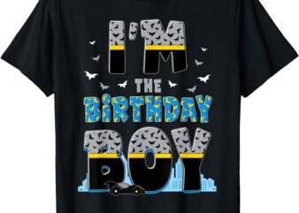 Im The Birthday Boy Bat Family Party Decorations T-Shirt