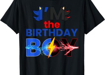 Im The Birthday Boy Hedgehog Family Party Decorations T-Shirt