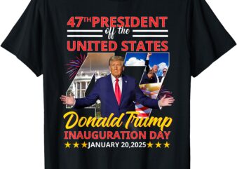 Inauguration Day Trump 20th January 2025 Trump For President T-Shirt