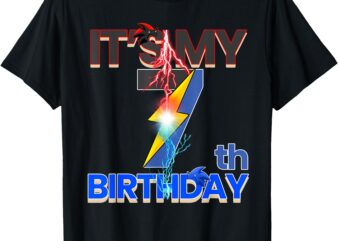 It’s My 7th Birthday Hedgehog Family Boys & Girl Kids T-Shirt