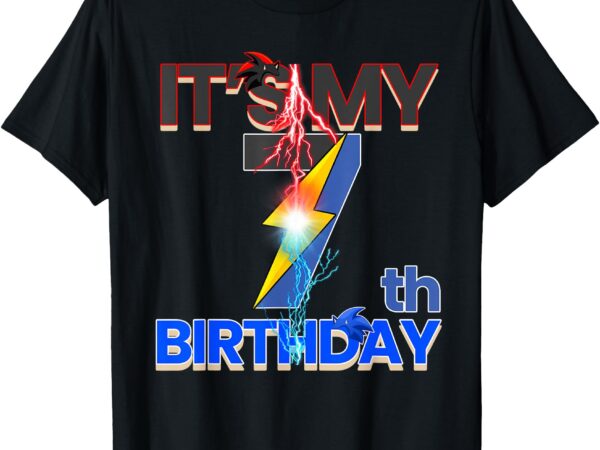 It’s my 7th birthday hedgehog family boys & girl kids t-shirt