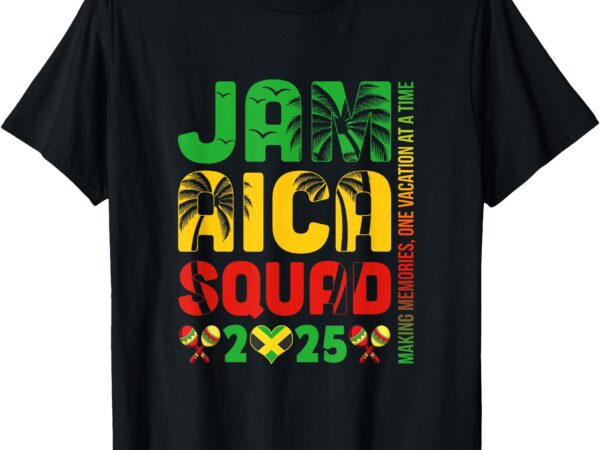 Jamaica 2025 vacation trip matching family squad group t-shirt