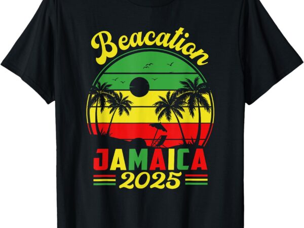 Jamaica baecation 2025 couples vacation family retro beach t-shirt