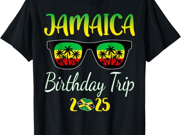 Jamaica birthday trip 2025 funny family matching t-shirt