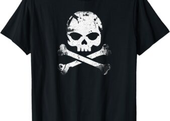 Jolly Roger Pirate Skull And Crossbones Flag Halloween T-Shirt