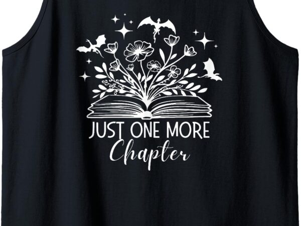 Just one more chapter tank top vector clipart