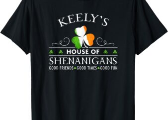 Keely’s House of Shenanigans Irish Family Name T-Shirt