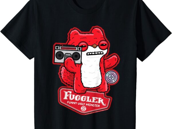 Kids fuggler boombox sketchy squirrel kids t-shirt