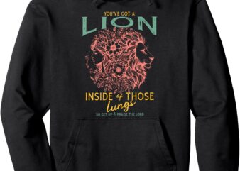 Let Your Lion Out Brandon Lake Merch Gratitude Praise Jesus Pullover Hoodie