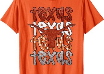 Longhorn Bull Men Women Youth Kids Boys Girls T-Shirt