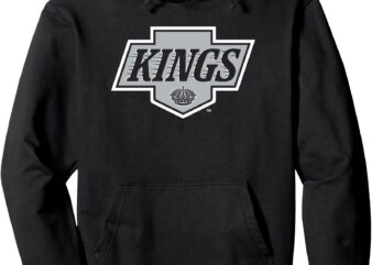 Los Angeles Kings Icon Black Officially Licensed Pullover Hoodie