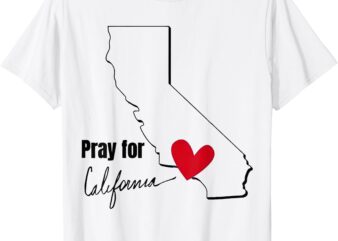 Los Angeles Supporters Pray 4 LA T-Shirt