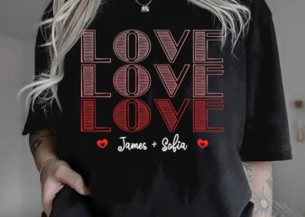 Love Shirt, Cute Love Shirt with Hearts, Boyfriend and Girlfriend, Couple Ideas, Matching Love Tshirt, Valentines Love Tshirt